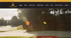 Desktop Screenshot of legacypinesgolf.com